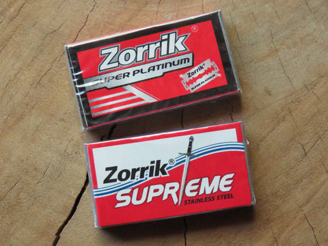 Zorik double edged blades
