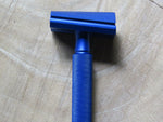 The Alpha Ecliptic Blue Slant Razor - Aluminum 7075 - Anodized Blue