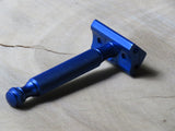 The Alpha Ecliptic Blue Slant Razor - Aluminum 7075 - Anodized Blue