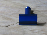 The Alpha Ecliptic Blue Slant Razor - Aluminum 7075 - Anodized Blue