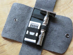 Safety razor & blade pouch