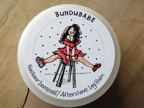 Bundubabe 'Rooi rokkie' aftershave leg balm for ladies