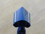 The Alpha Ecliptic Blue Slant Razor - Aluminum 7075 - Anodized Blue