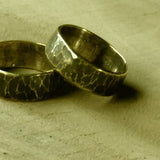 Hammered coin ring sets