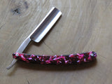 Straight Razor. Gold Dollar R11 Pink & White