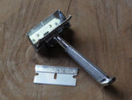 Gem Heavy duty Flat top razor (V194)