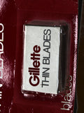 Gillette vintage razor blades 'Thin blades' 10 pack