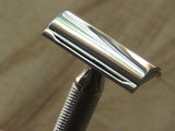Safety Razor DE11 and DE11.5 in 316L stainless steel.