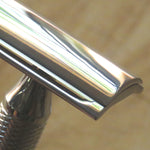 Safety Razor DE11 and DE11.5 in 316L stainless steel.