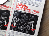 Gillette Flare tip Black handle W4 1976 (V266)