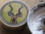 Kudu's kick shaving soap.