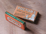 Doctor's vintage double edged blades for safety razor