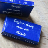 Taylor made vintage double edged blades for safety razor