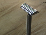 Safety Razor DE11 and DE11.5 in 316L stainless steel.