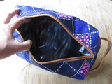 African print toiletry bags.