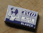 Asco vintage double edged blades for safety razor
