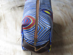 African print toiletry bags.