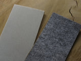 Felt strips for compounds and sprays