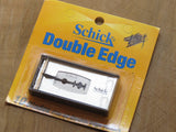 Schick double edged razor blades.
