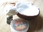 'Spicy passage' shaving soap and aftershave products.