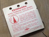 Gillette vintage razor blades 'Super' 5 pack
