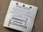 Gillette vintage razor blades 'The spoiler'
