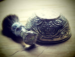 'Pearly gates' brush and bowl set (ABB79)
