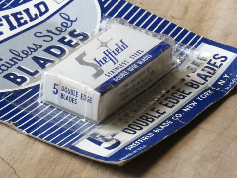 Sheffield stainless vintage double edged blades for safety razor ...