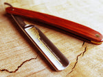 Dovo straight razor 1065831 Red wood - Bundubeard