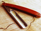 Dovo straight razor 1065831 Red wood - Bundubeard