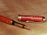 Namibian rosewood fountain pen (Ushivi) - Bundubeard