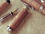 Namibian rosewood fountain pen (Ushivi) - Bundubeard