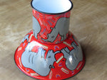 Hand painted African themed bowl and cup set. - Bundubeard