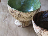 Lace on clay handmade bowls - Bundubeard