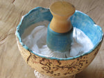 Lace on clay handmade bowls - Bundubeard