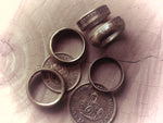 Coin rings made of copper and brass (Old SA coins) - Bundubeard