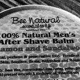 Bee natural after shave balm - Bundubeard