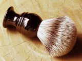 Goblet shaped brush in hard chrome. - Bundubeard