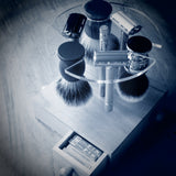 The Presidential safety razor and brush stand - Bundubeard