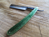 Dovo straight razor Pakkawood Green 141584 - Bundubeard