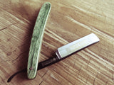 Dovo straight razor Pakkawood Green 141584 - Bundubeard