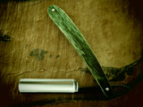 Dovo straight razor Pakkawood Green 141584 - Bundubeard