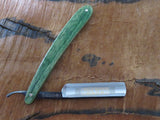 Dovo straight razor Pakkawood Green 141584 - Bundubeard