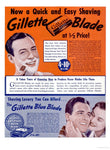 Gillette vintage razor blades 'Thin blades' 10 pack