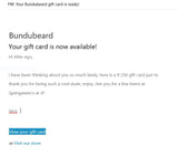 Gift Card - Bundubeard